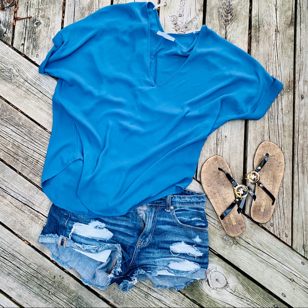 Francesca’s Blue Top!